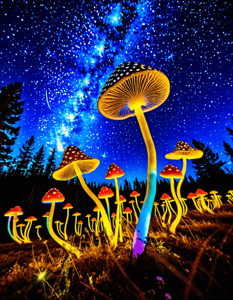 trippy mushrooms