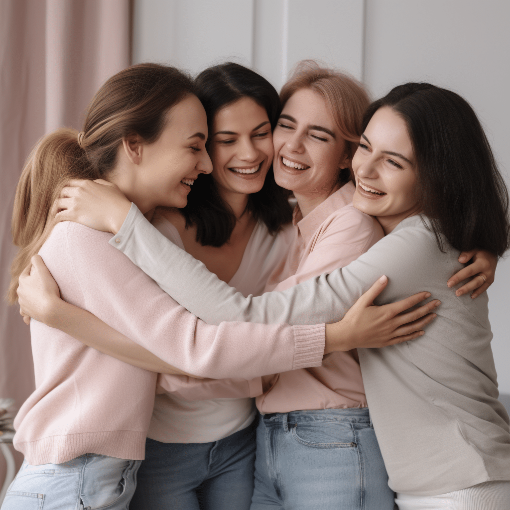 mothers hugging