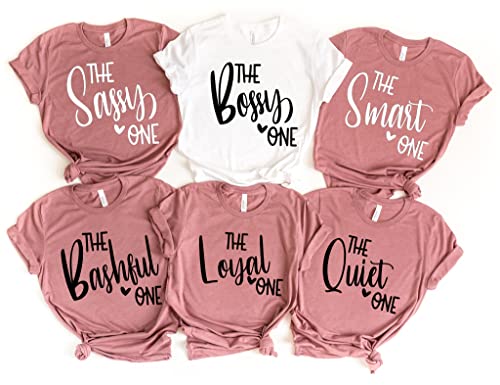 Best Friends Shirt, Girl Friends Group Shirts, The Birthday One, The Boujee One, Birthday Party Shirts, Weekend Trip Shirts for Women,