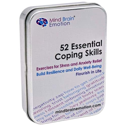 Essential Coping Skills Cards Exercises for Stress Management, Anxiety Relief Build Emotional Agility, Resilience, Confidence Self Care Therapy Games for Teens, Adults by Harvard Educator