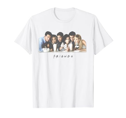 Friends Group Shot Milkshake Logo T Shirt