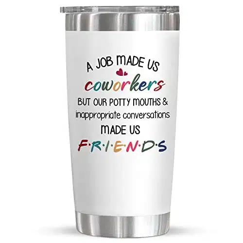 Funny Gifts For Coworkers, Friends, Females, Work Bestie Gifts For Women, Thoughtful Best Friends, Office Appreciation, Christmas, Thank You Gift For Coworkers, Oz Stainless Steel Tumbler