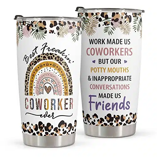 Macorner Coworkers Gift   Stainless Steel Tumbler oz   Coworkers Gifts for Women   Funny Christmas Gifts For Coworkers Women Colleagues Friends   Farewell Going Away Goodbye Gifts for Coworker