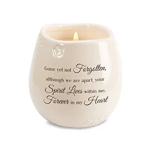 Pavilion   Gone Yet Not Forgotten, Although We are Apart, Your Spirit Lives Within Me, Forever in My Heart oz Soy Filled Ceramic Vessel Candle