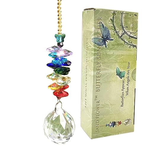 Butterfly Suncatcher, Window Crystal Hanging, Sympathy Gifts for Grieving Friends