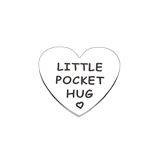 Little Pocket Hug Token for Friends Kids Addict Recovery Gifts Hug in A Pocket for Family Isolation Social Distancing Gifts for Valentine Birthday Graduation Christmas Anniversary