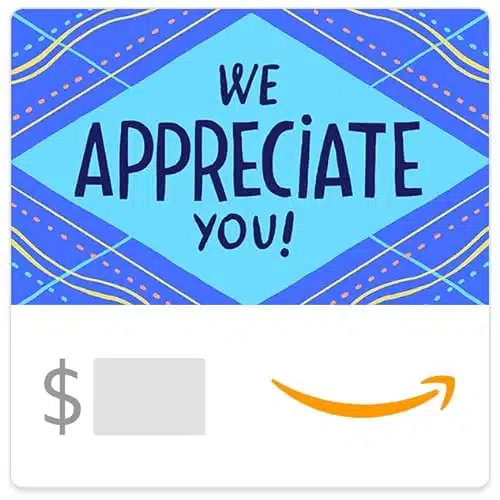 Amazon eGift Card   We Appreciate You  Hex pattern