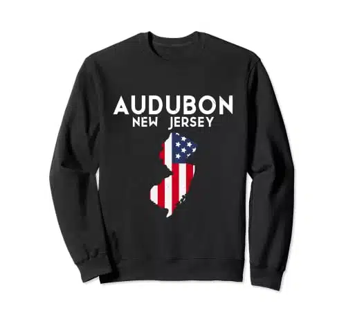 Audubon USA State America Travel New Jerseyite Jersey City Sweatshirt