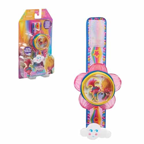 DreamWorks Trolls Band Together inch Hug Time Talking Bracelet with Lights and Sounds, Kids Toys for Ages Up by Just Play