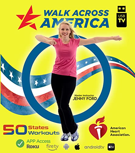 Freedom Fit Inc Walk Across America Walking Workout Program with Master Instructor Jenny Ford States  orkouts USB HD