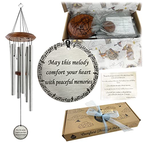 Memorial Sympathy Wind Chime Dragonfly Decor After the Loss of a Loved One