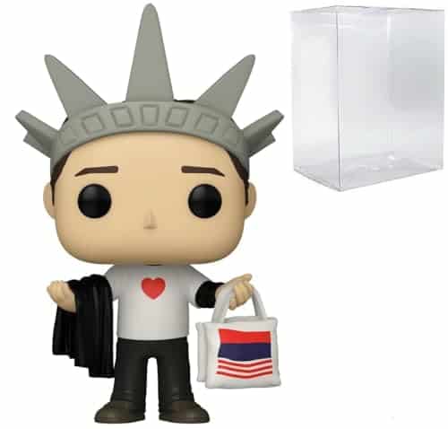 POP TV Friends   Chandler Bing in New York Funko Vinyl Figure (Bundled with Compatible Box Protector Case), Multicolored, inches