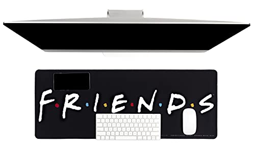 Paladone Friends TV Show Logo Desk Mat x Centimeter, Office Desk Blotter Laptop Mat for Office and Home, White, One Size, PPFR