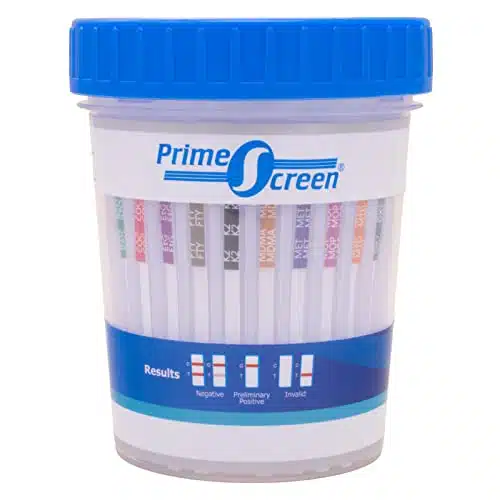 Prime Screen Multi Drug Urine Test Cup Panel Kit (AMP,BAR,BUP,BZO,COC,mAMP,MDMA,MOP,MTD,OXY,PCP,TCA, ETG, FTY, TRA, K,TRA) CDOA SEFTKK ()