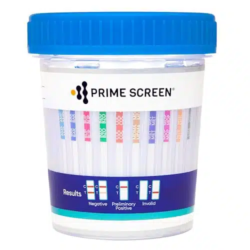 Prime Screen Panel Multi Drug Urine Test Compact Cup (AMP,BAR,BUP,BZO,COC,mAMPMET,MDMA,MOPOPI,MTD,OXY,PCP,THC) C Cup [Pack]  CDOA