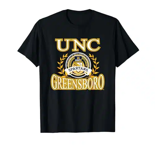 UNC Greensboro Spartans Laurels Officially Licensed T Shirt