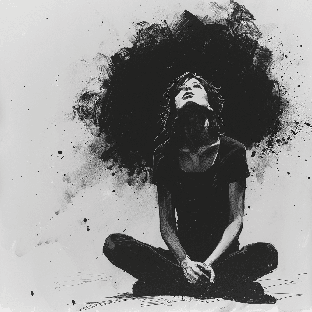 depression drawing