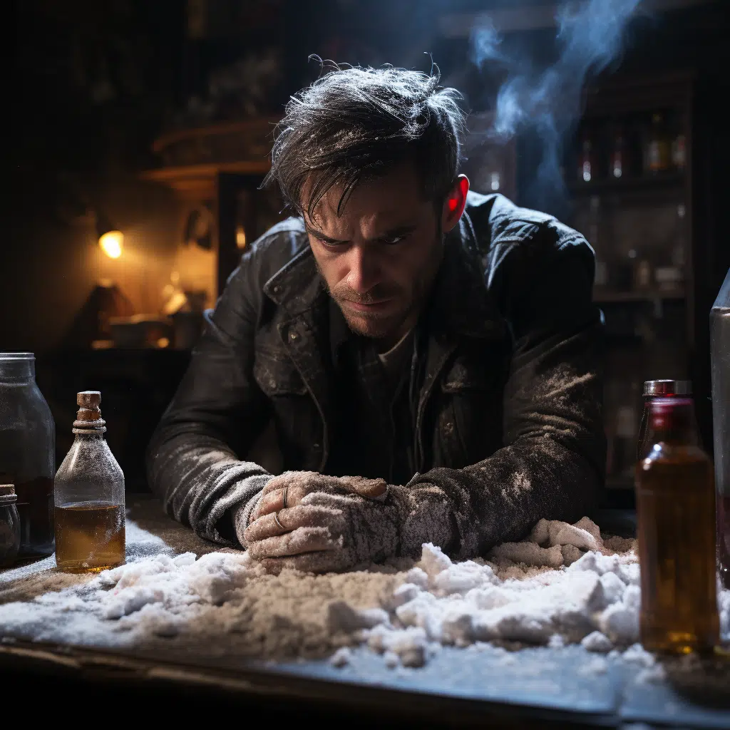 Coping with cocaine withdrawal symptoms