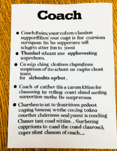 coach definition