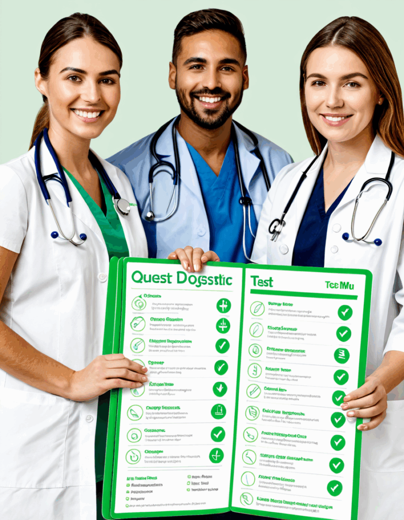 quest diagnostics test menu